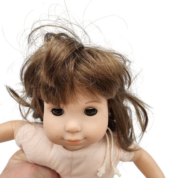 American Girl Bitty Baby Doll 15" Brown Hair & Eyes Soft Body Pre-Owned Conditio - Picture 3 of 4